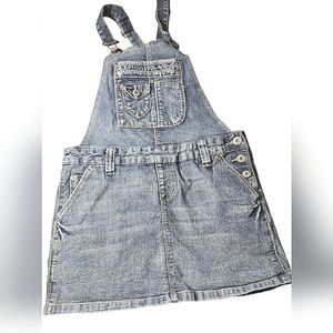 Women's YMI Denim Overall Skirt Size